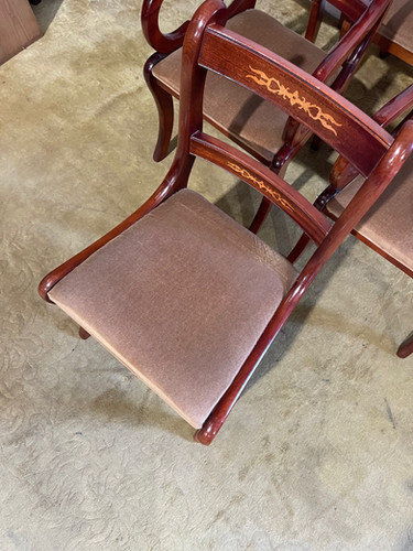 Six Regency Style Dining Chairs
