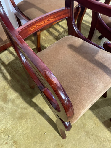 Six Regency Style Dining Chairs