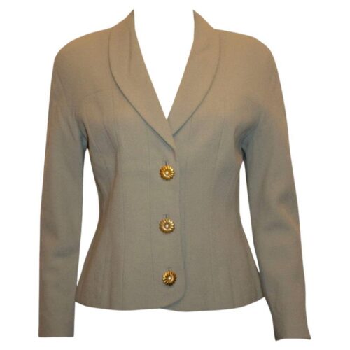 Vintage Bruce Oldfield Pretty Sage Green Jacket