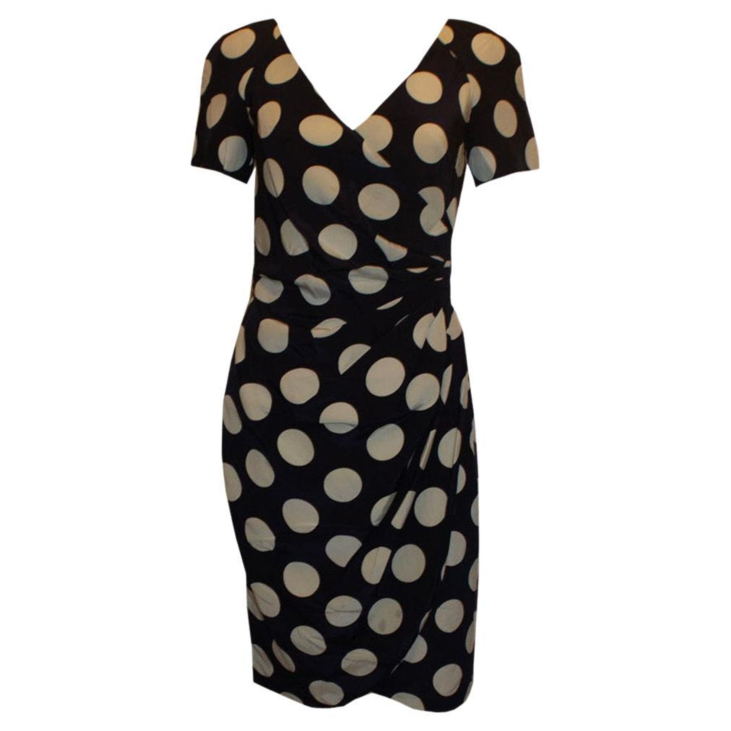 Vintage Bruce Oldfield Silk Spot Dress