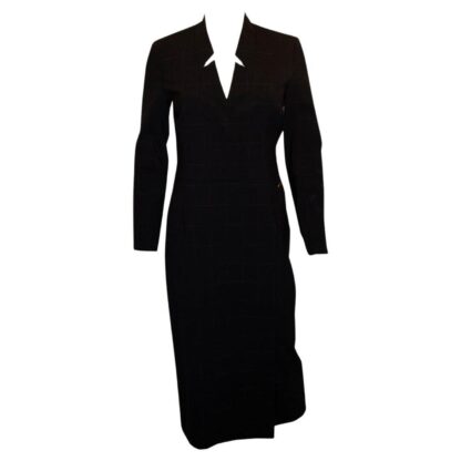 The Fold Blue and White Desk to Dinner Dress
