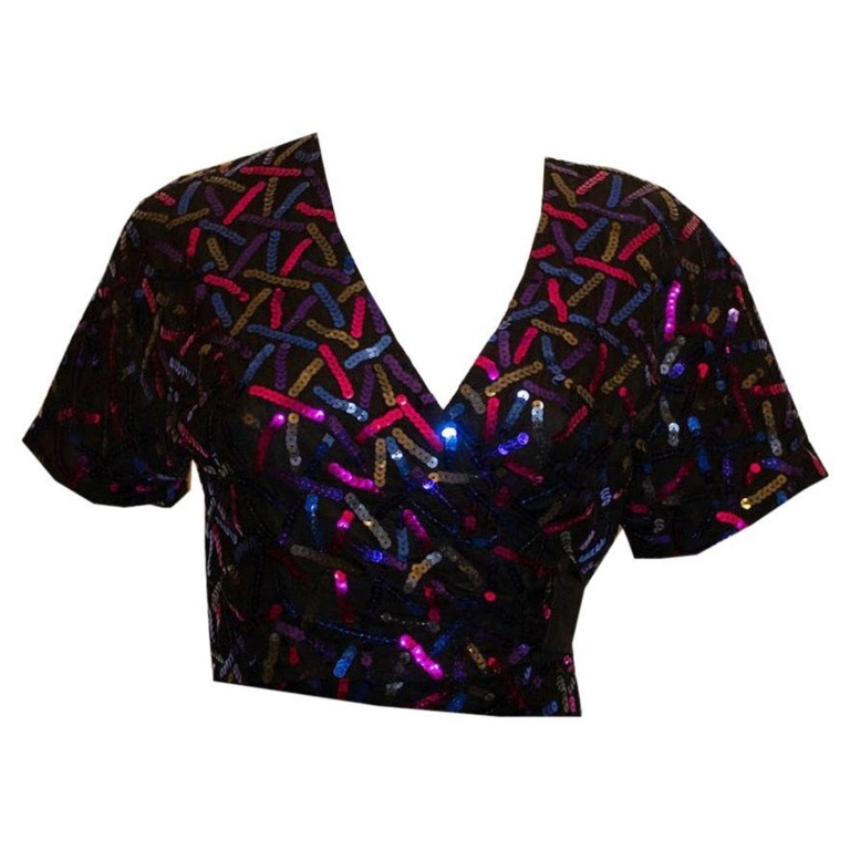 Vintage Bruce Oldfield Sequin Bolero
