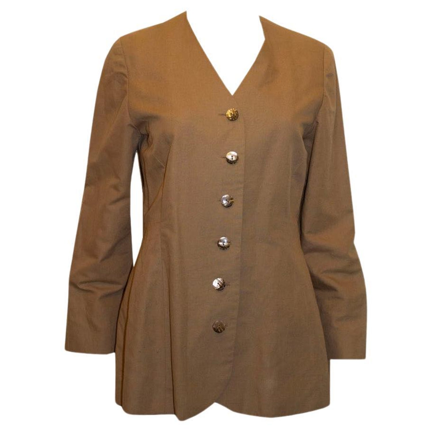 Vintage Vogue Designer Original Linen Jacket