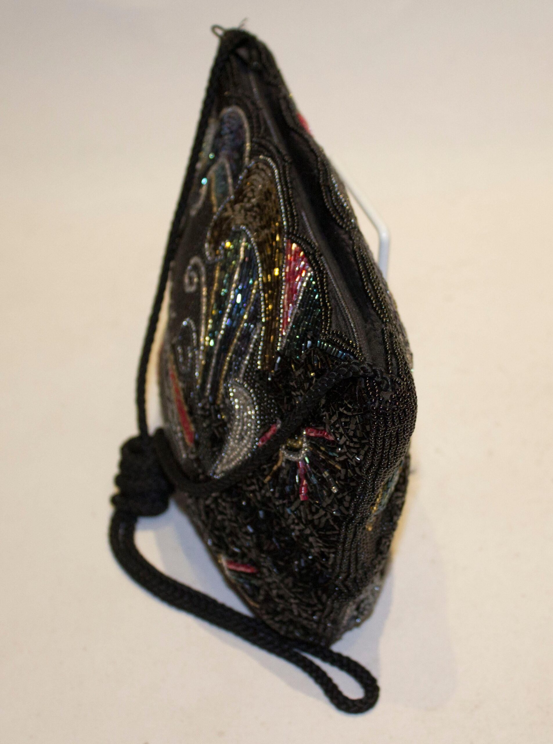 Vintage Beaded Multi Colour Evening Bag