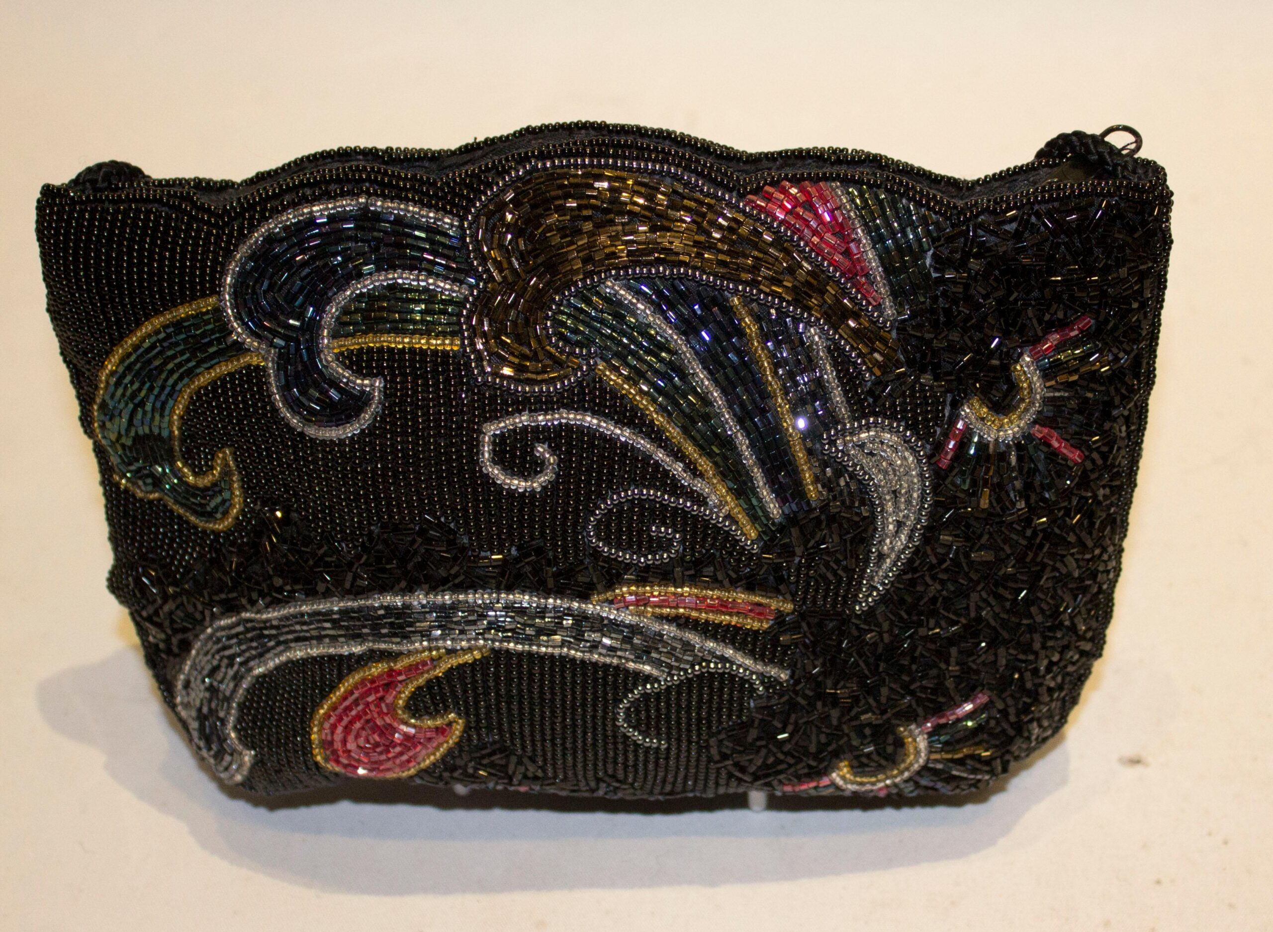 Vintage Beaded Multi Colour Evening Bag