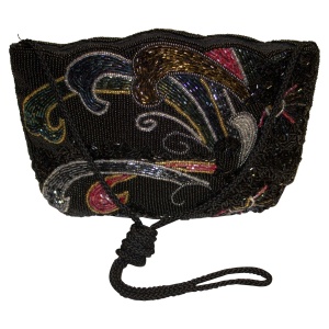 Vintage Beaded Multi Colour Evening Bag