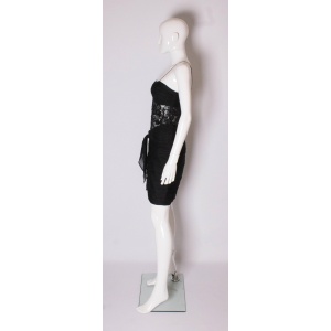 Vintage Belville Sassoon Silk Chiffon Cocktail Dress