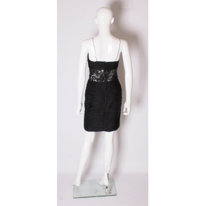 Vintage Belville Sassoon Silk Chiffon Cocktail Dress