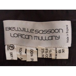 Vintage Belville Sassoon Silk Chiffon Cocktail Dress