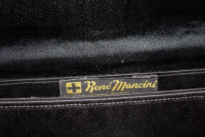 Vintage Black Satin Evening Bag by Rene Mancini - Image 2