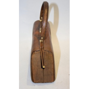 Vintage Brown Lizzard Bag