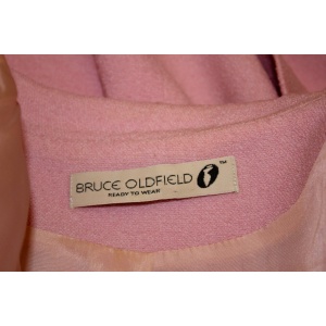Vintage Bruce Oldfield Pink Boucle CoatDress