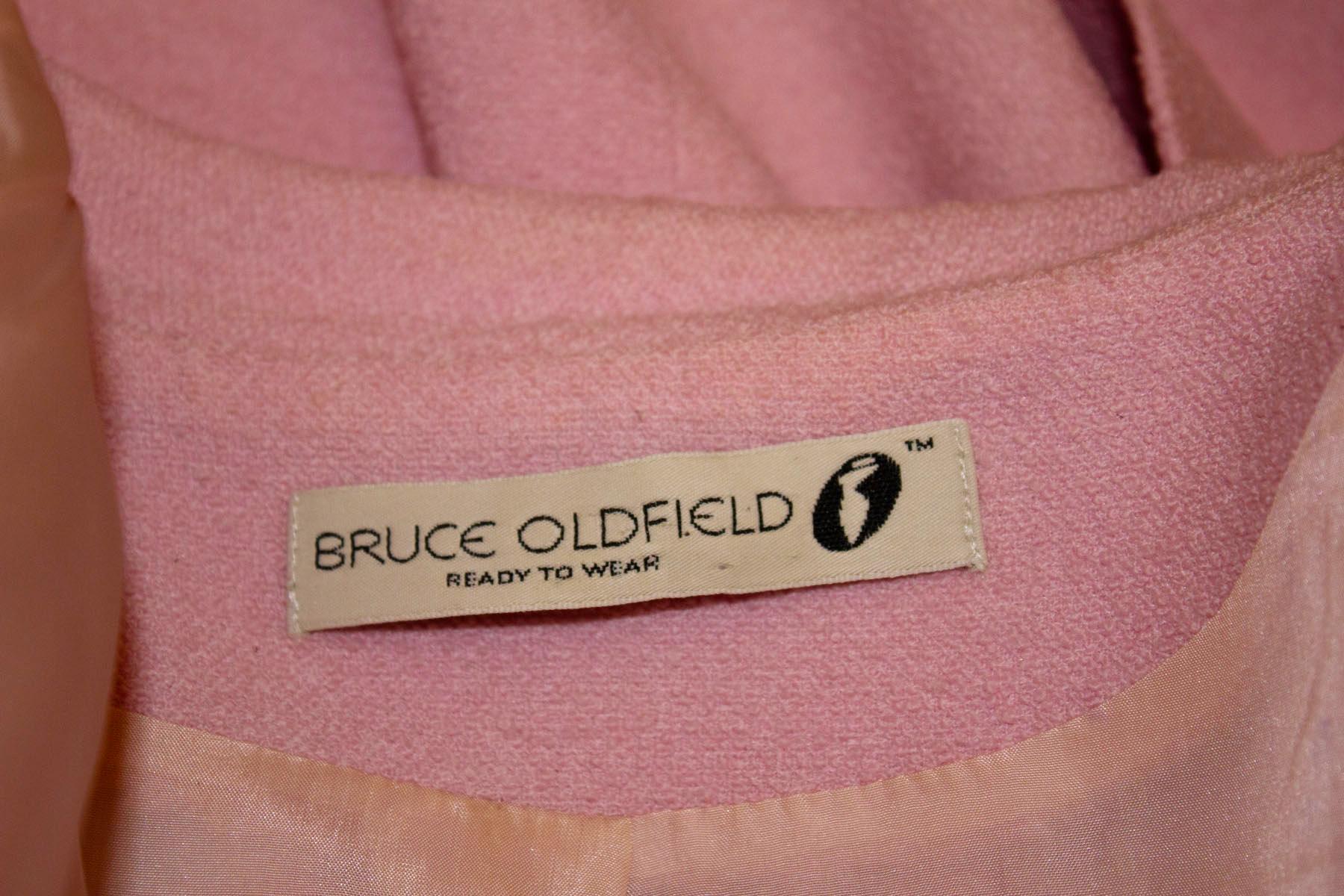 Vintage Bruce Oldfield Pink Boucle CoatDress