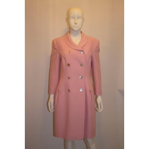 Vintage Bruce Oldfield Pink Boucle CoatDress
