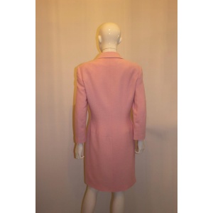 Vintage Bruce Oldfield Pink Boucle CoatDress