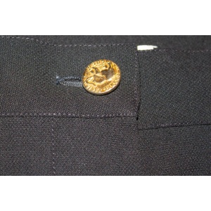 Vintage Chanel Back Wool Crepe Trousers