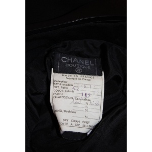 Vintage Chanel Black Tuxedo Pants /Trousers