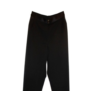 Vintage Chanel Black Tuxedo Pants /Trousers