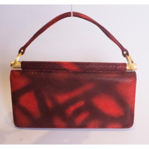 Vintage Charles Jourdan Red Handbag