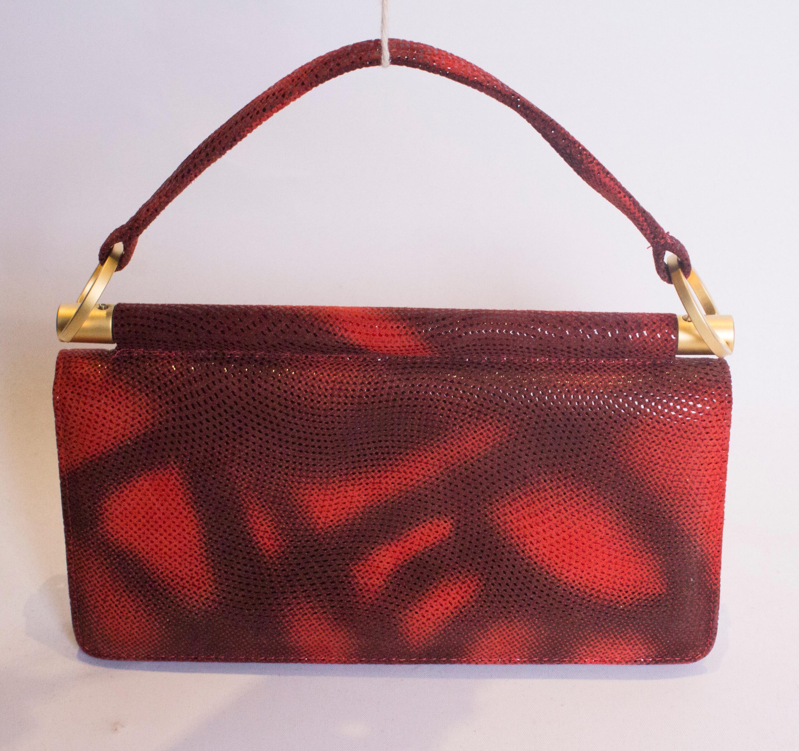 Vintage Charles Jourdan Red Handbag