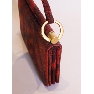 Vintage Charles Jourdan Red Handbag