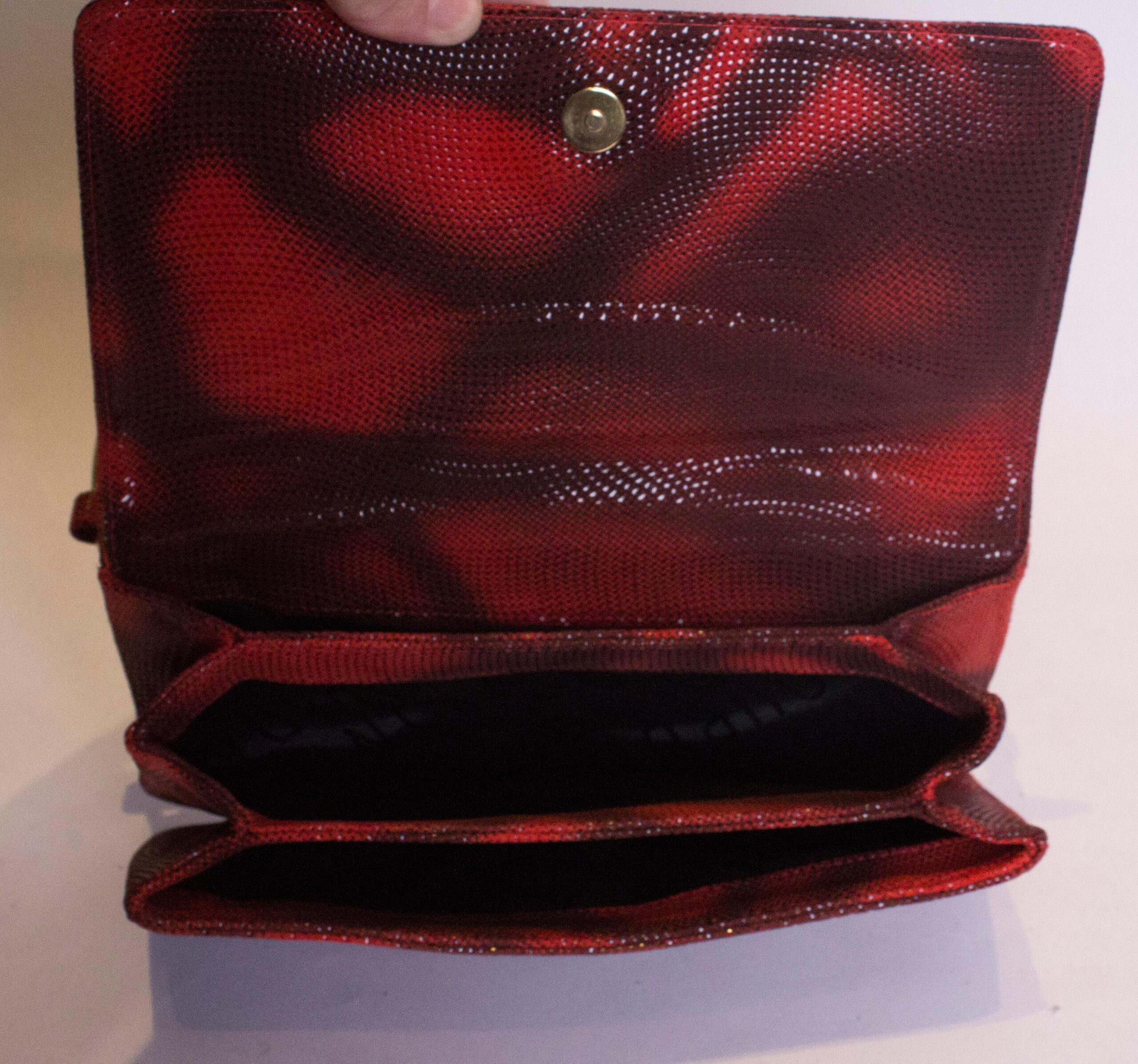 Vintage Charles Jourdan Red Handbag
