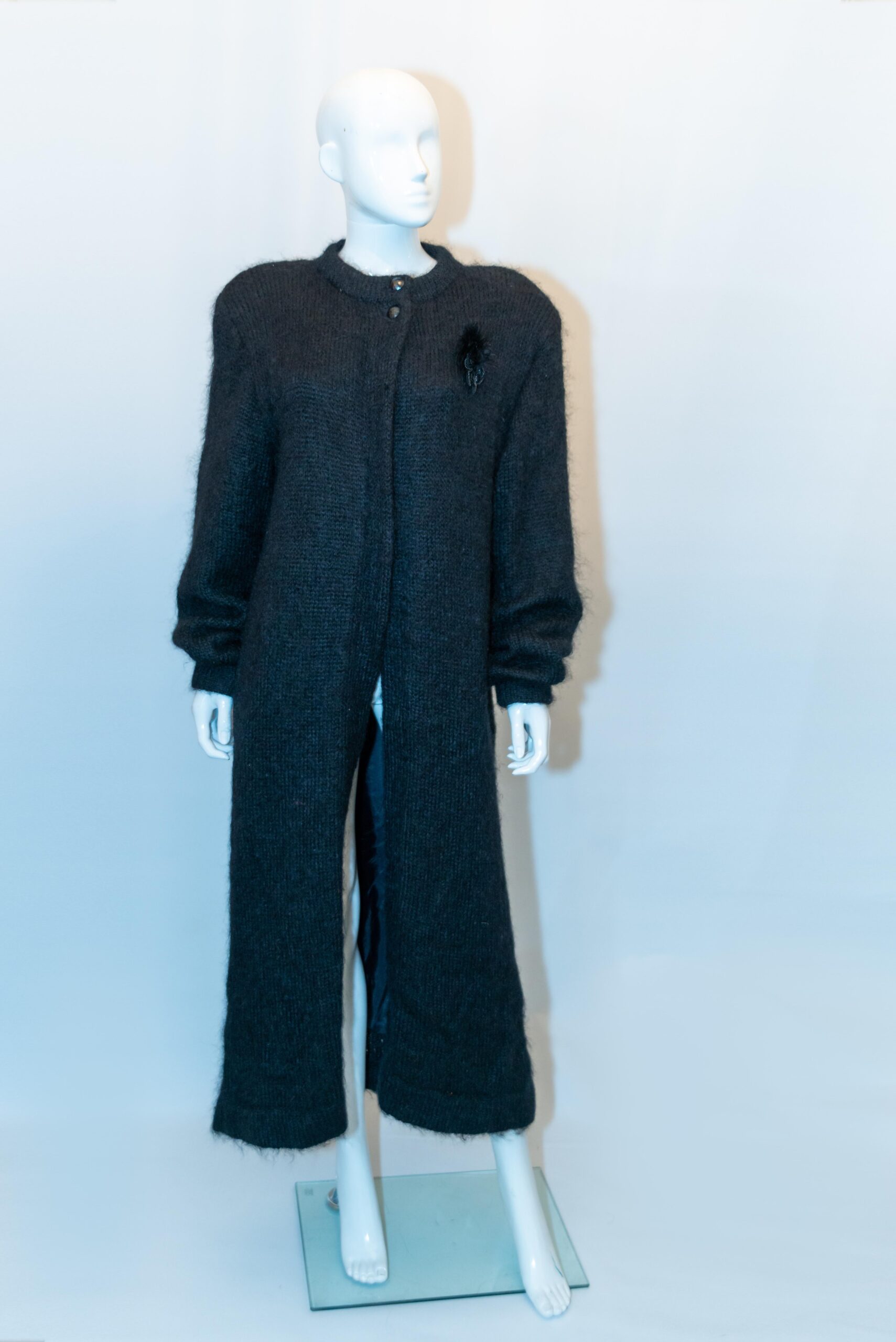 Vintage Full Length Mohair Coat by Riet Selen