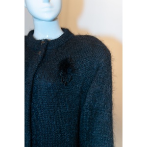 Vintage Full Length Mohair Coat by Riet Selen