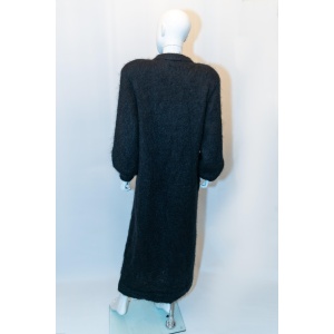 Vintage Full Length Mohair Coat by Riet Selen