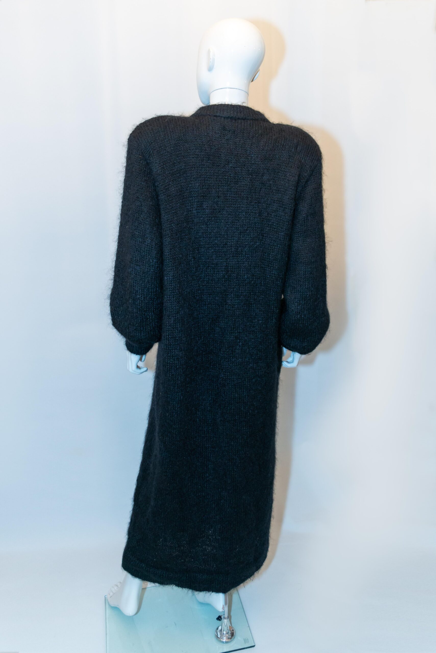 Vintage Full Length Mohair Coat by Riet Selen