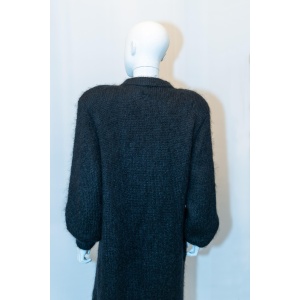 Vintage Full Length Mohair Coat by Riet Selen