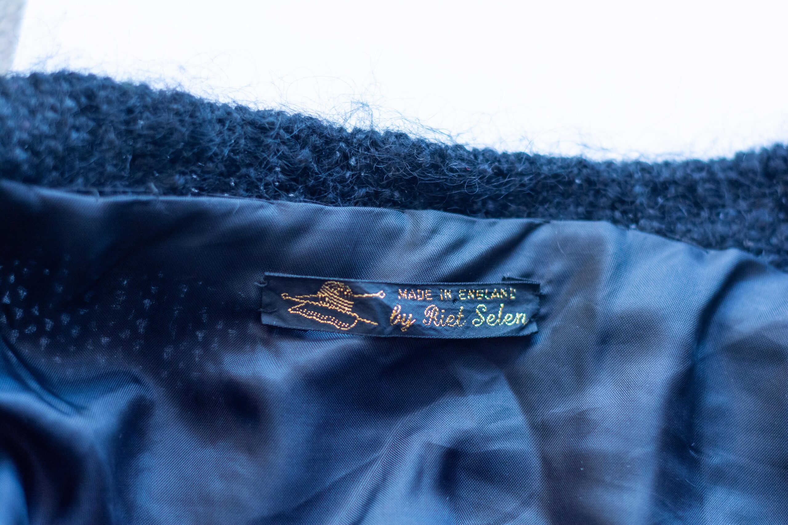 Vintage Full Length Mohair Coat by Riet Selen