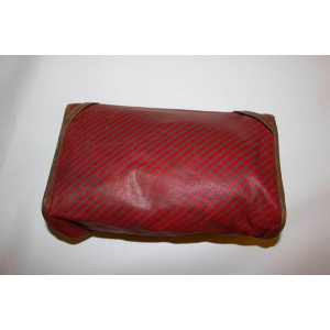 Vintage Gucci Clutch Bag with Fold Over Front and Leather Detail