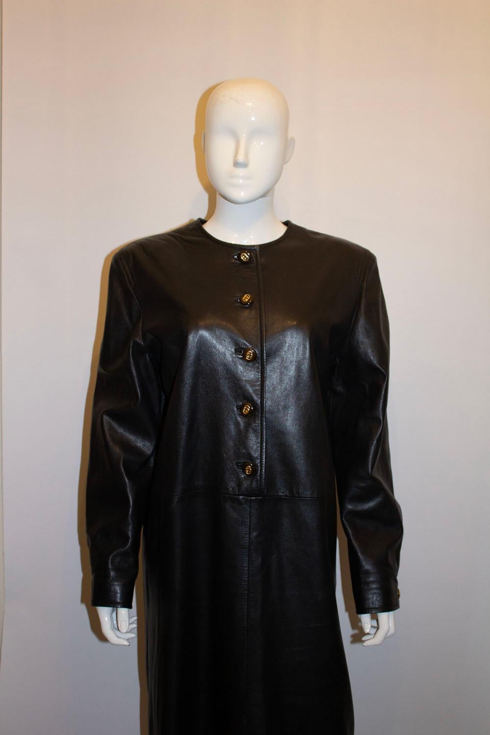 Vintage Gucci Leather Dress