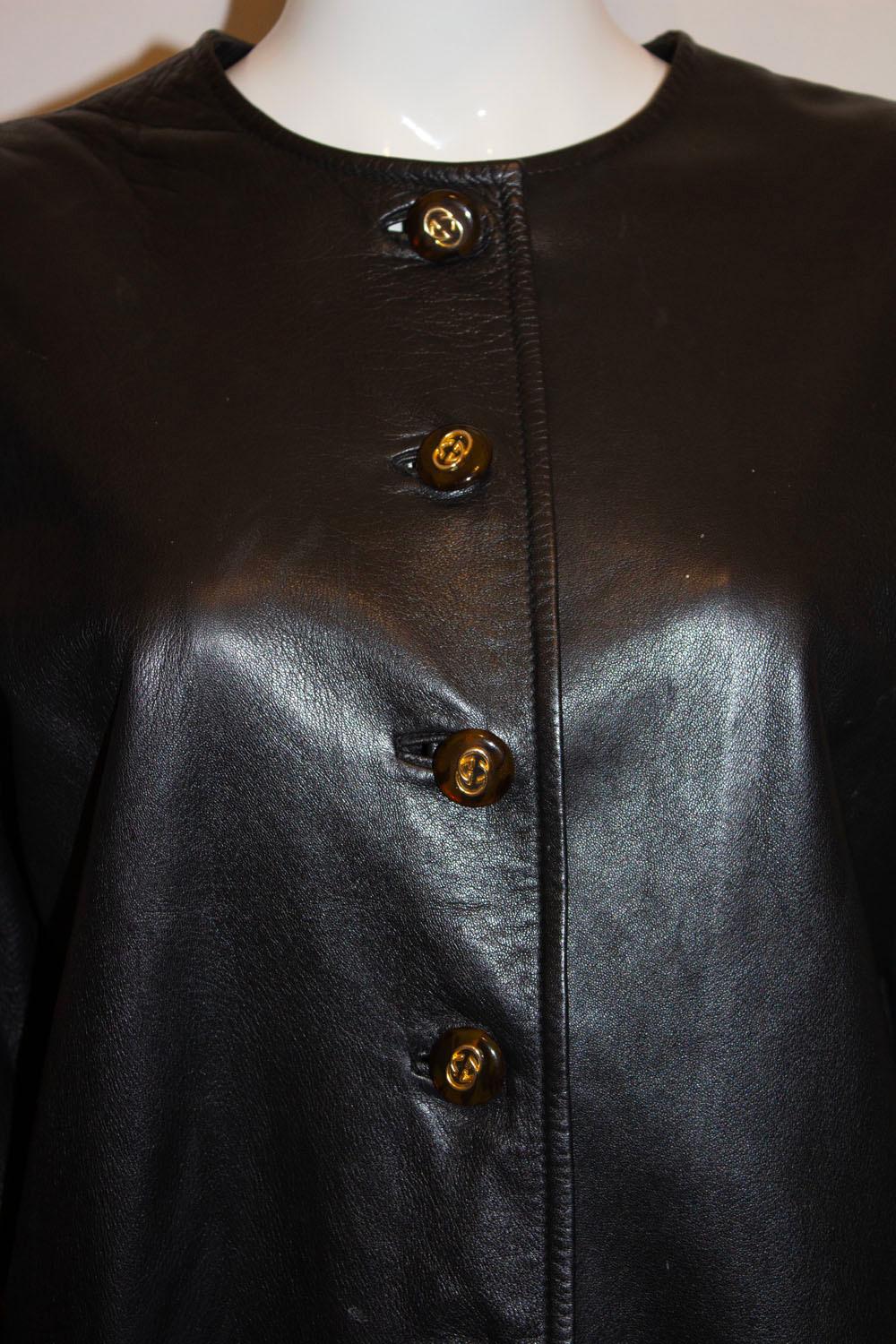 Vintage Gucci Leather Dress