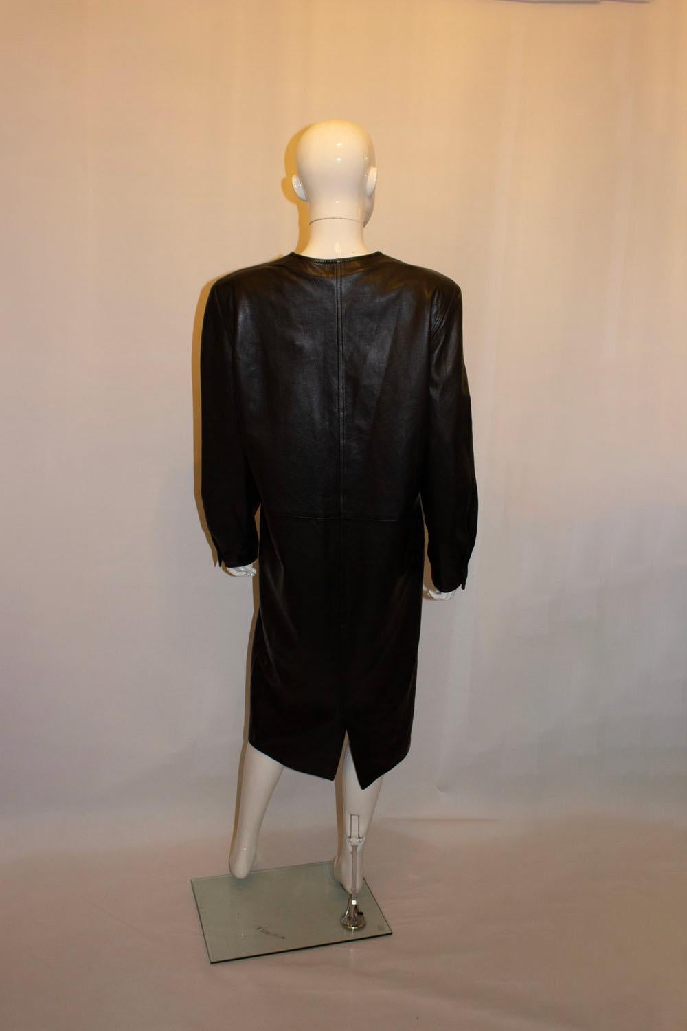 Vintage Gucci Leather Dress