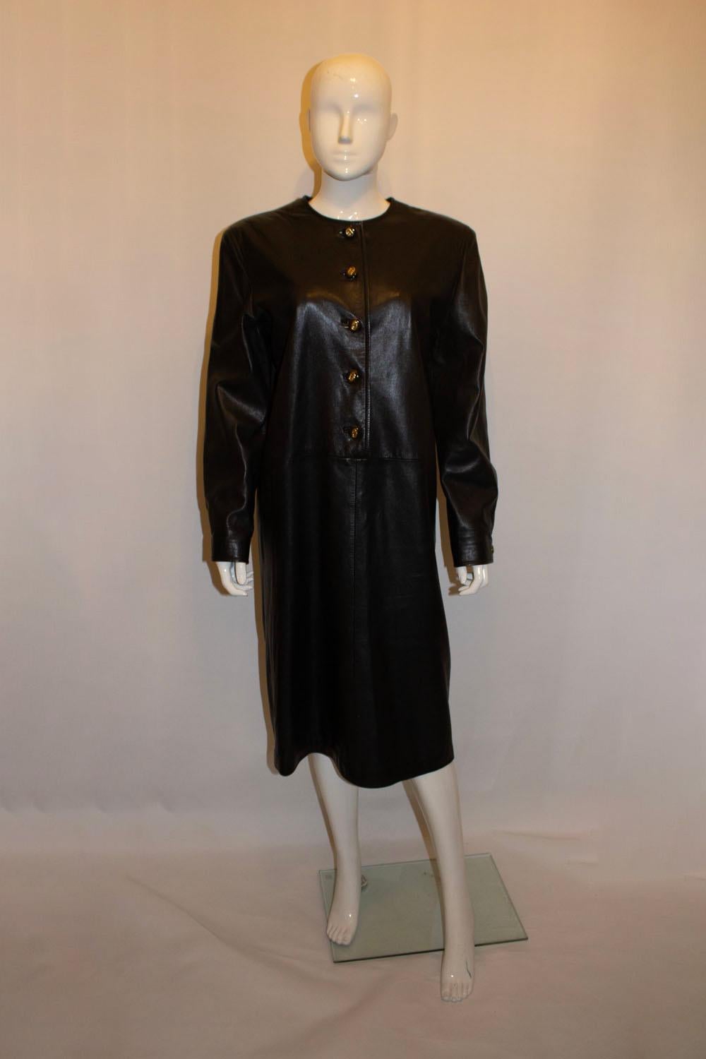 Vintage Gucci Leather Dress