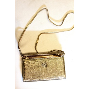 Vintage J Renee Bronze / Gold Handbag