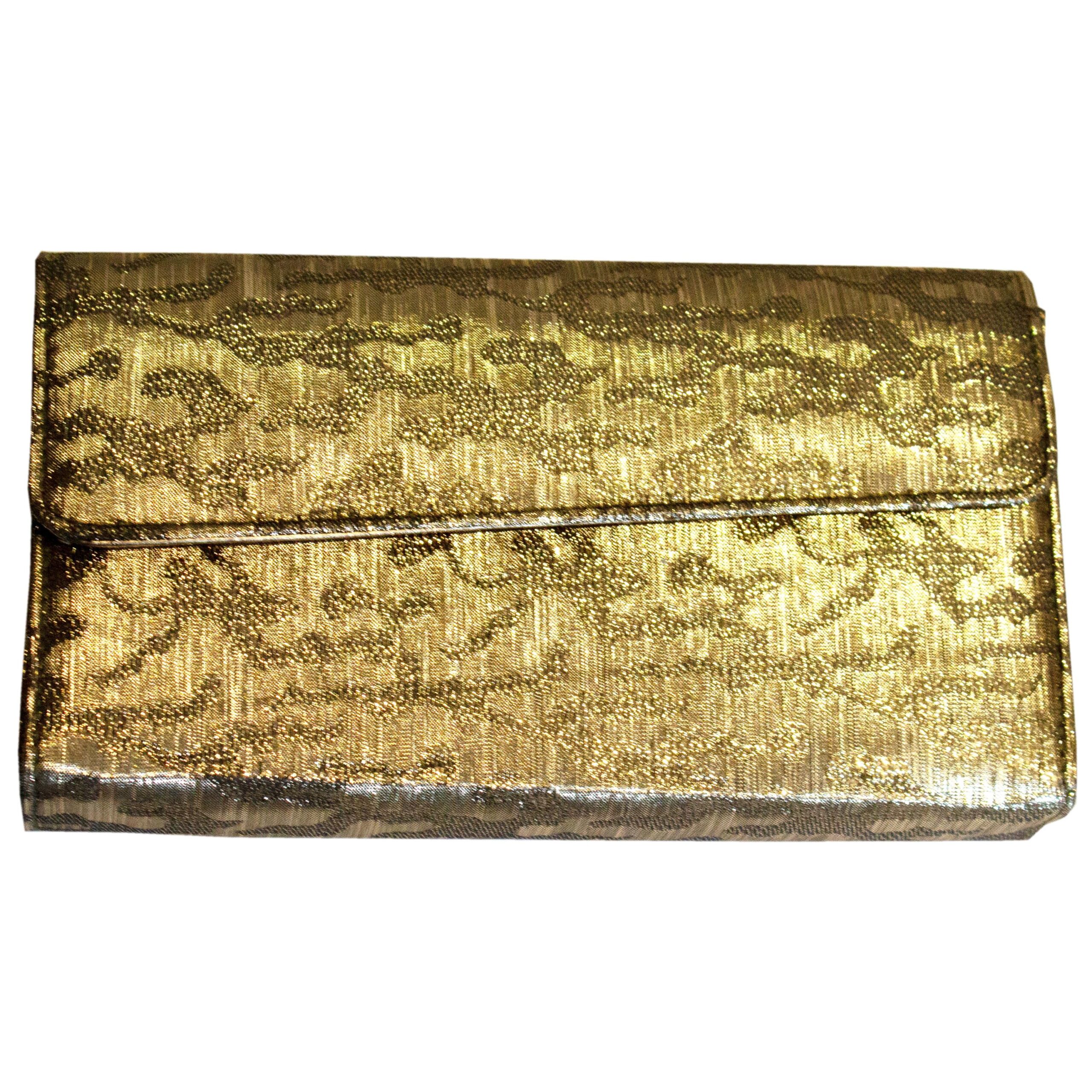 Vintage J Renee Bronze / Gold Handbag