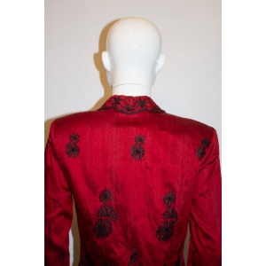 Vintage Monsoon Silk Jacket with wonderful embroidery