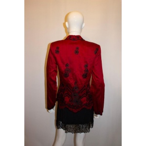 Vintage Monsoon Silk Jacket with wonderful embroidery