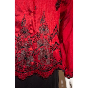 Vintage Monsoon Silk Jacket with wonderful embroidery