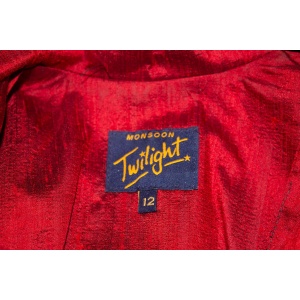 Vintage Monsoon Silk Jacket with wonderful embroidery
