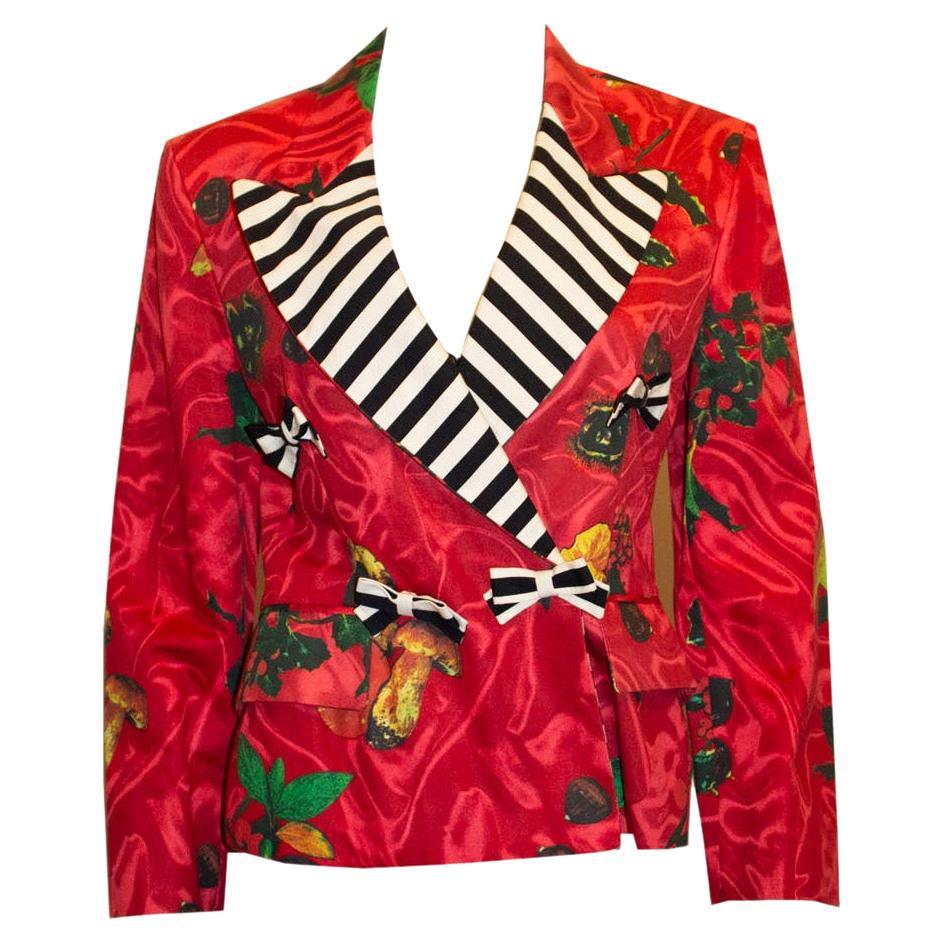 Vintage Moschino 1989 Cotton Jacket