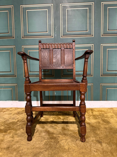 Vintage Oak Carver Chair