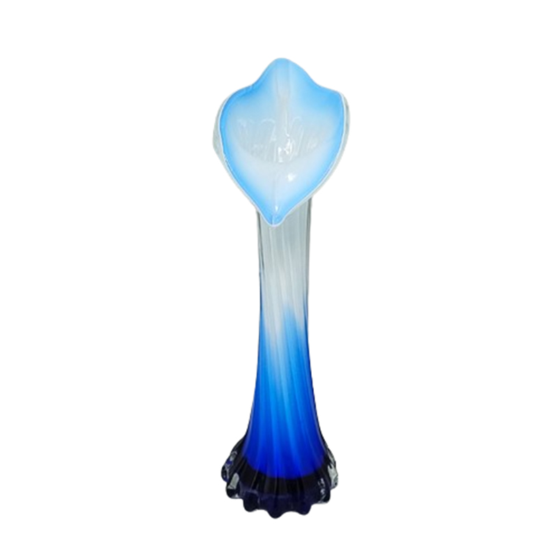 1960s Astonishing Jack in the Pulpit "Calla Lily" Vase in Murano Glass.