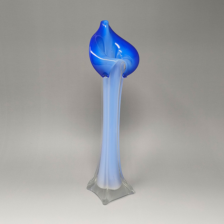 1960s Astonishing Jack in the Pulpit "Calla Lily" vase in Murano Glass - Image 3