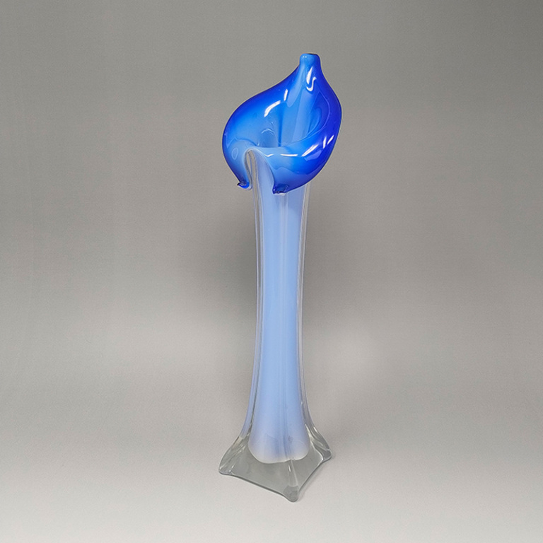1960s Astonishing Jack in the Pulpit "Calla Lily" vase in Murano Glass - Image 4