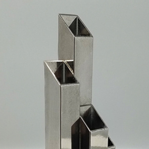 1970s Astonishing Space Age Vase by Designer M. Made In italy