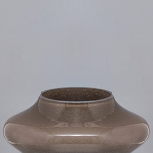 1970s Gorgeous Beige Vase in Murano Glass by Dogi. Made in Italy